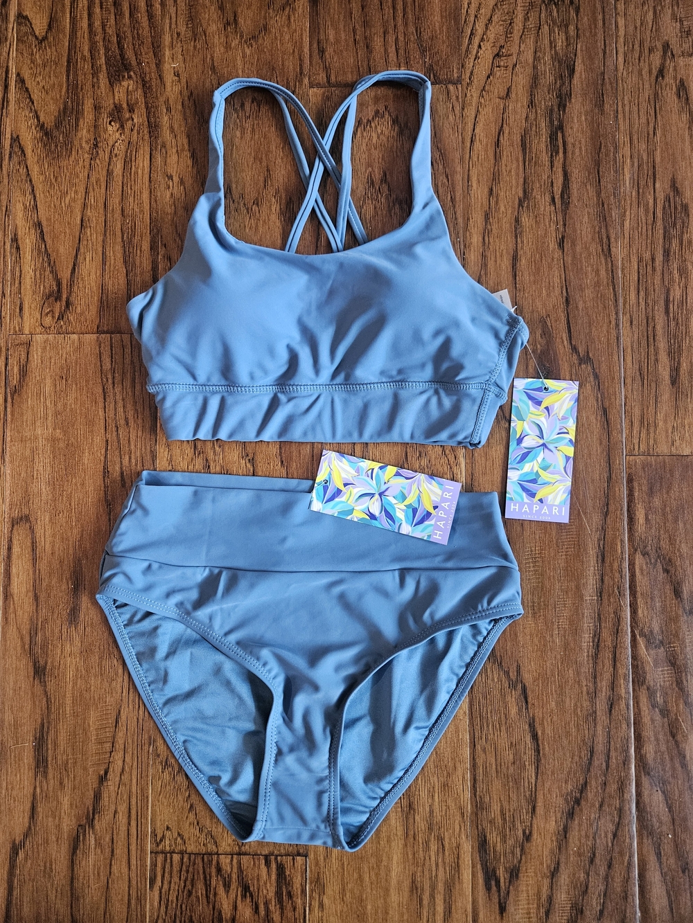 NEW Hapari Blue Womens Small XSmall Bikini - Picture 2 of 6
